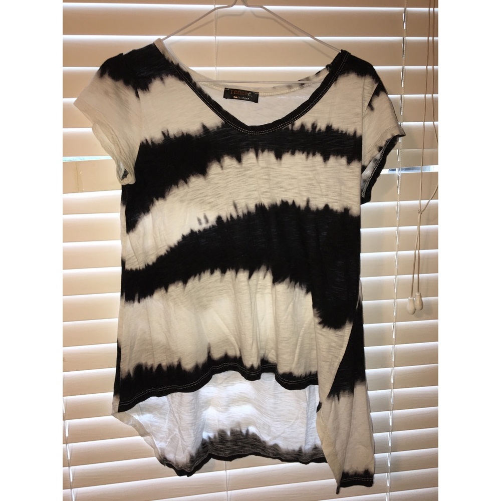 Black & White Cotton Shirt